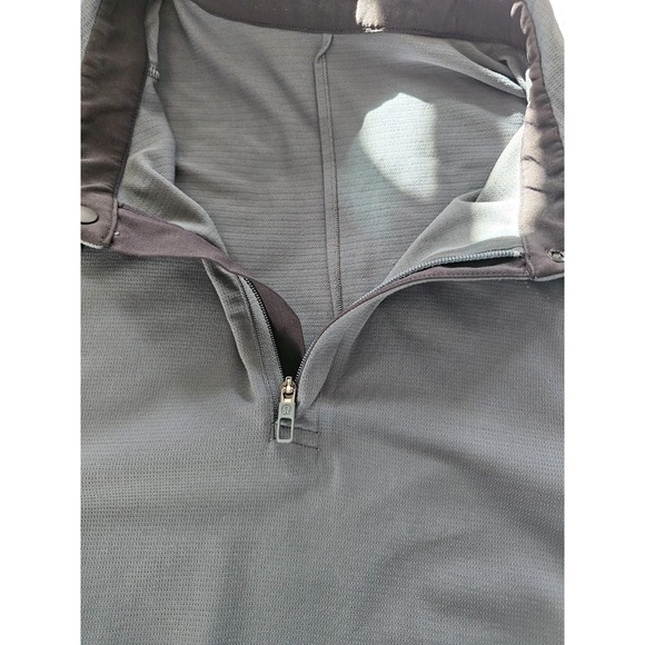 Lululemon Evolution Short Sleeve Polo HBYL Heathered Gray Men's Size Medium - Picture 6 of 6